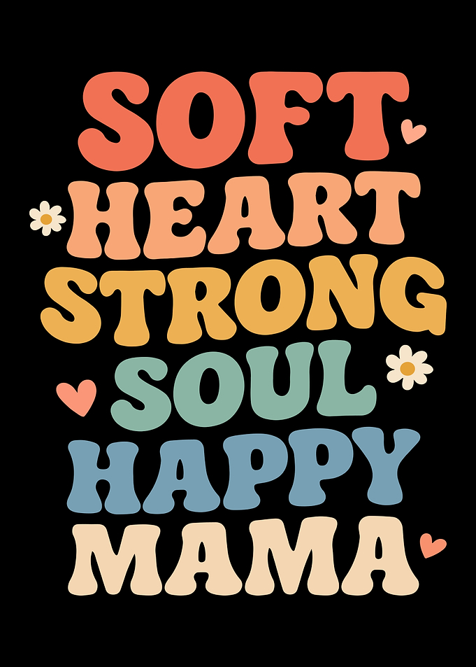 Retro Mama Text Art