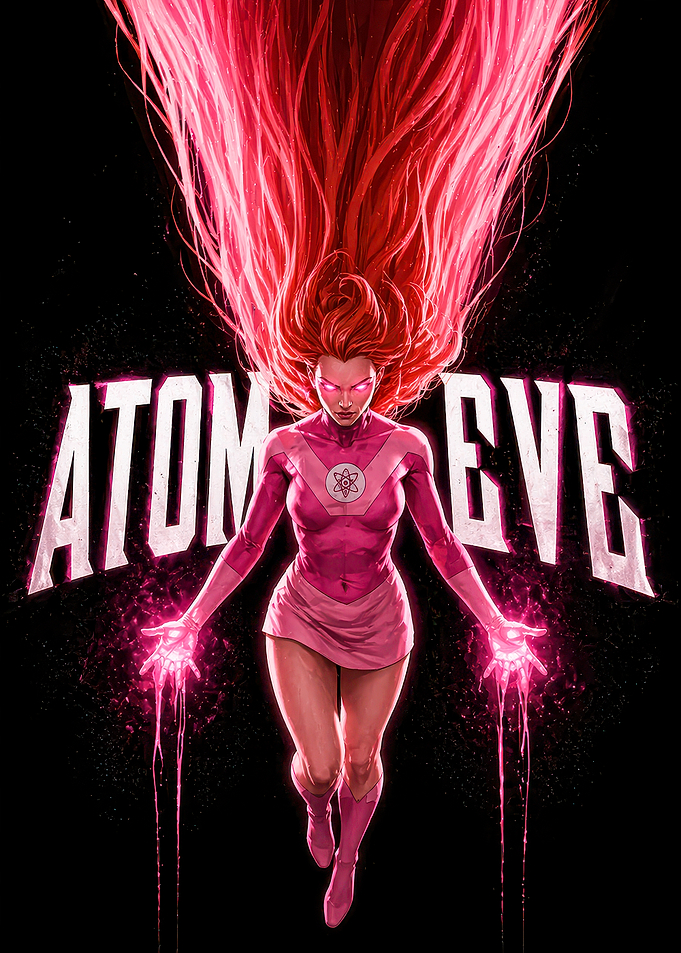 Atom Eve Comic Art