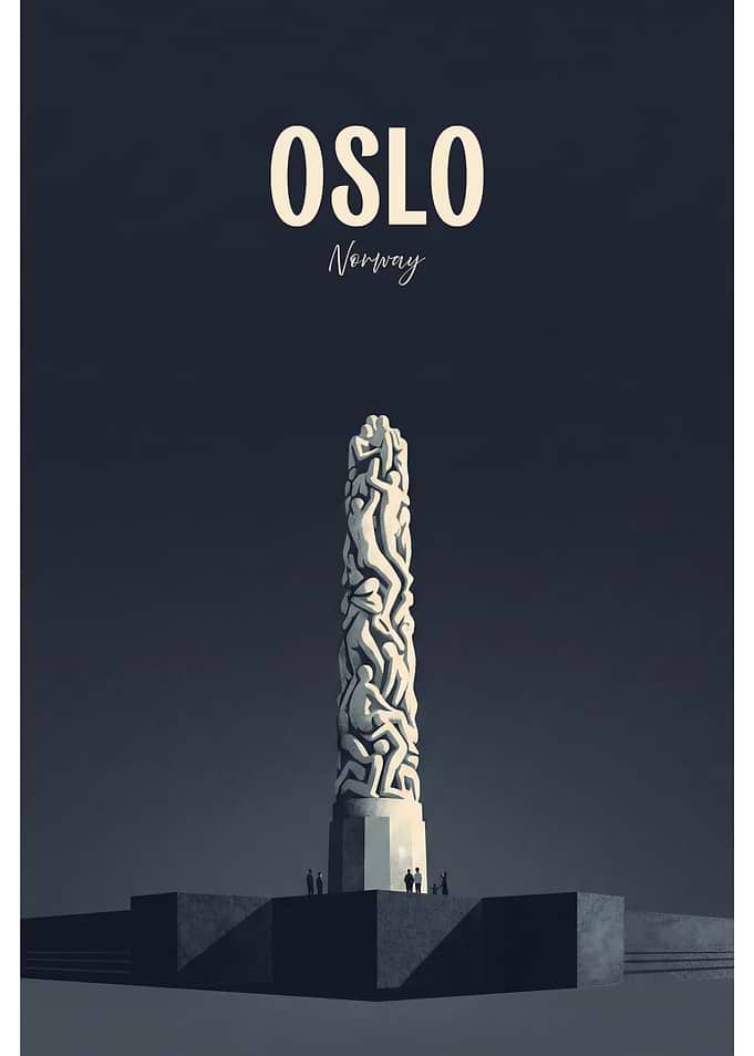 Oslo Norway Vigeland Sculpture