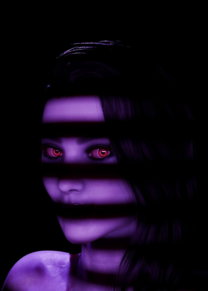 Vampire at night