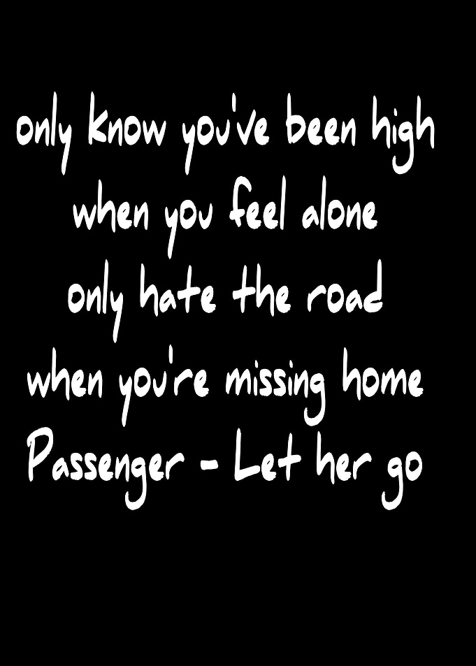 Passenger Let Her Go Lyrics