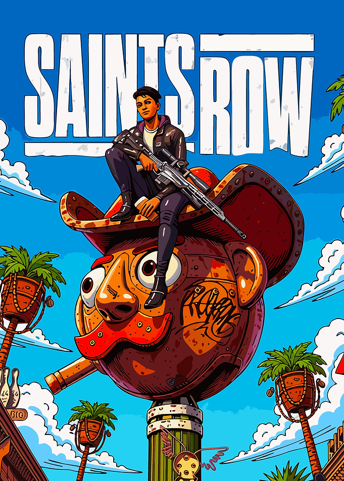 Saints Row Game Poster