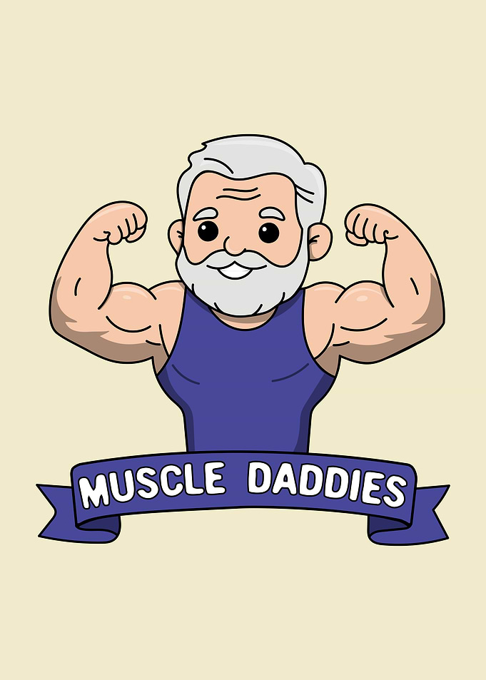 Muscle Daddies Cartoon