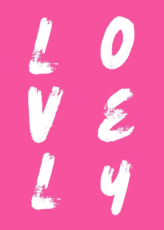 Lovely text art