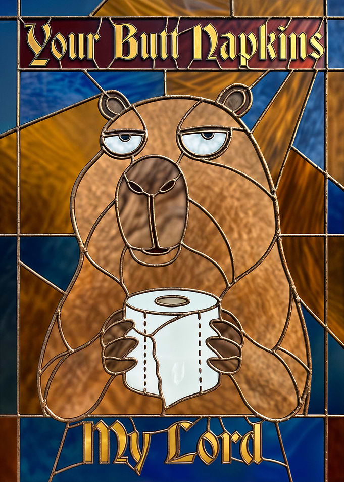 Capybara with Butt Napkins