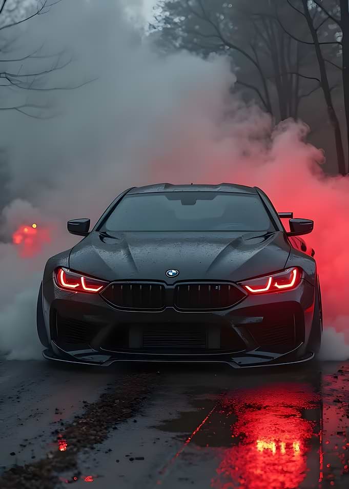 BMW M8 in Smoke