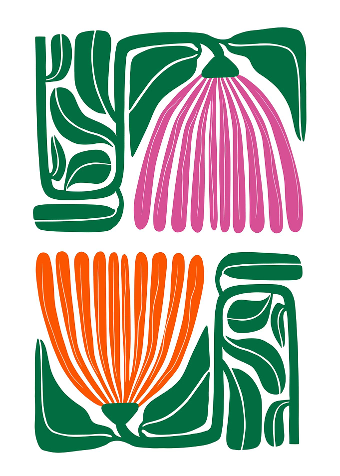 Matisse | Deux fleurs jumelles