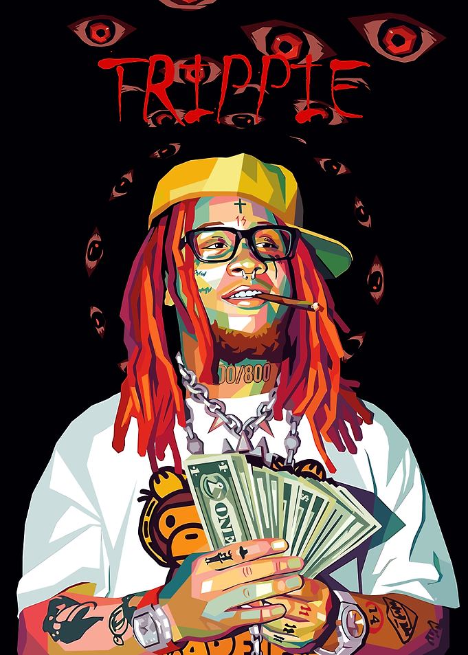 Trippie Redd Pop Art Portrait