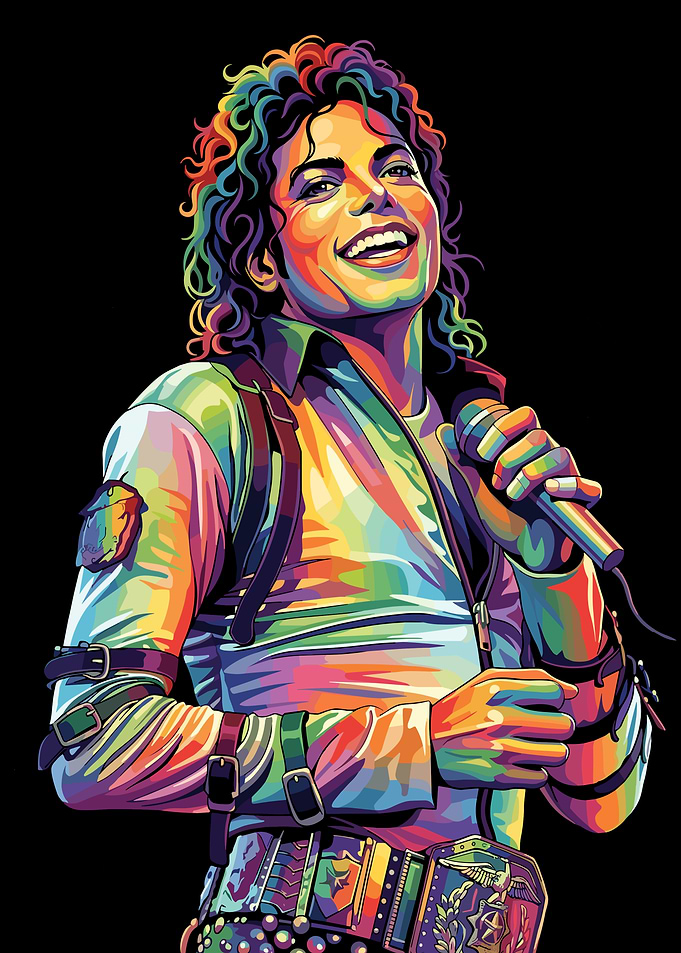 Michael Jackson Pop Art Portrait