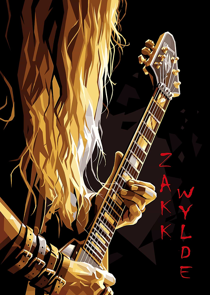 Zakk Wylde Playing Guitar