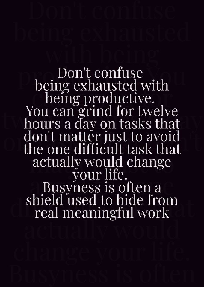 Inspirational About Productivity