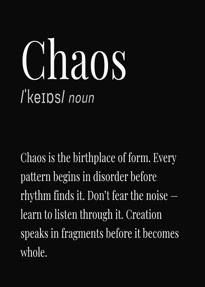 Chaos Definition and Quote