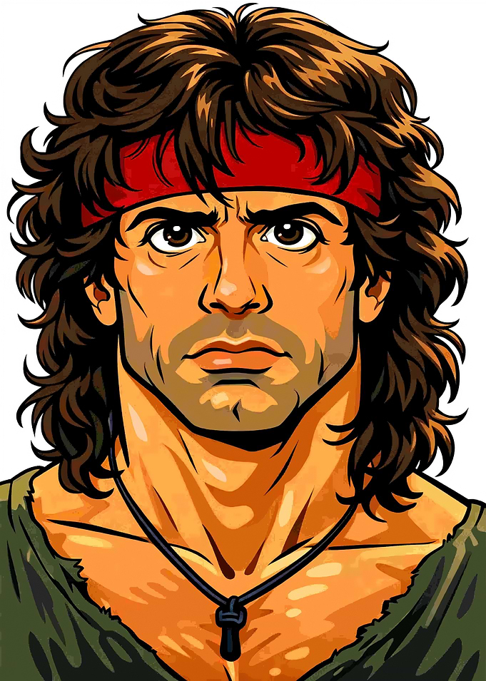 Rambo Character Portrait