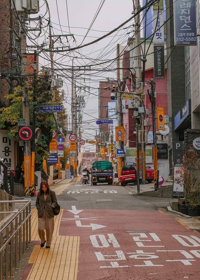 Urban scene in Seoul