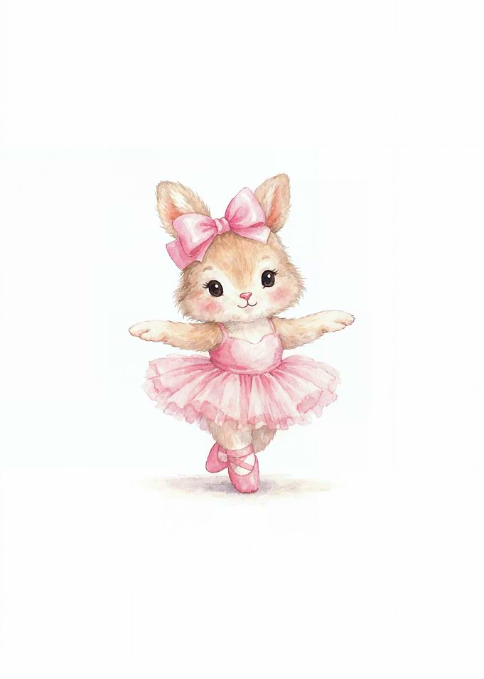 Pink Ballerina Bunny Nursery