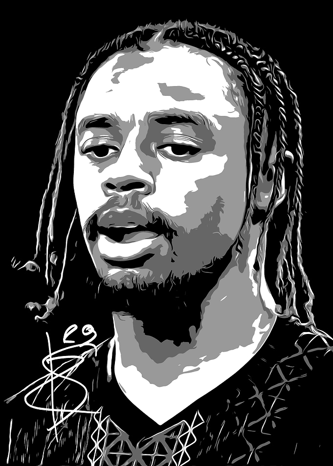 Bradley Barcola Pop Art Portrait
