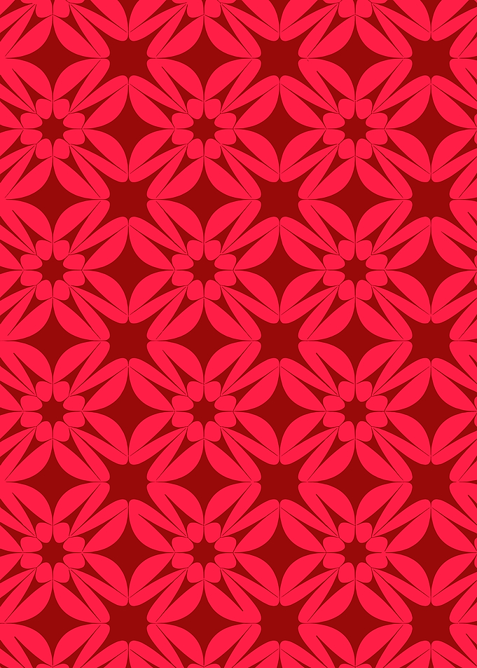 Red Floral Pattern