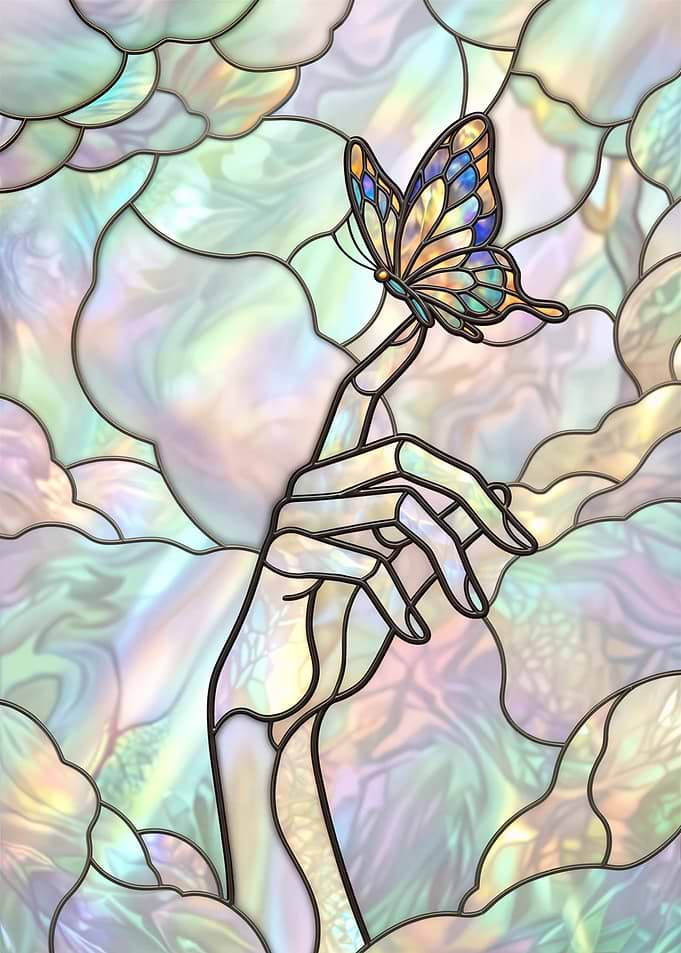 Butterfly and God's Hand