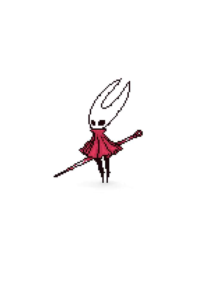 Pixel Art Hornet with Needle