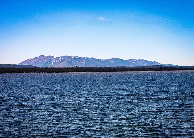 Lake and Mountains Landscape