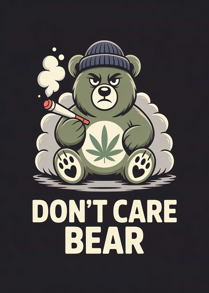 Don't Care Bear Smoking