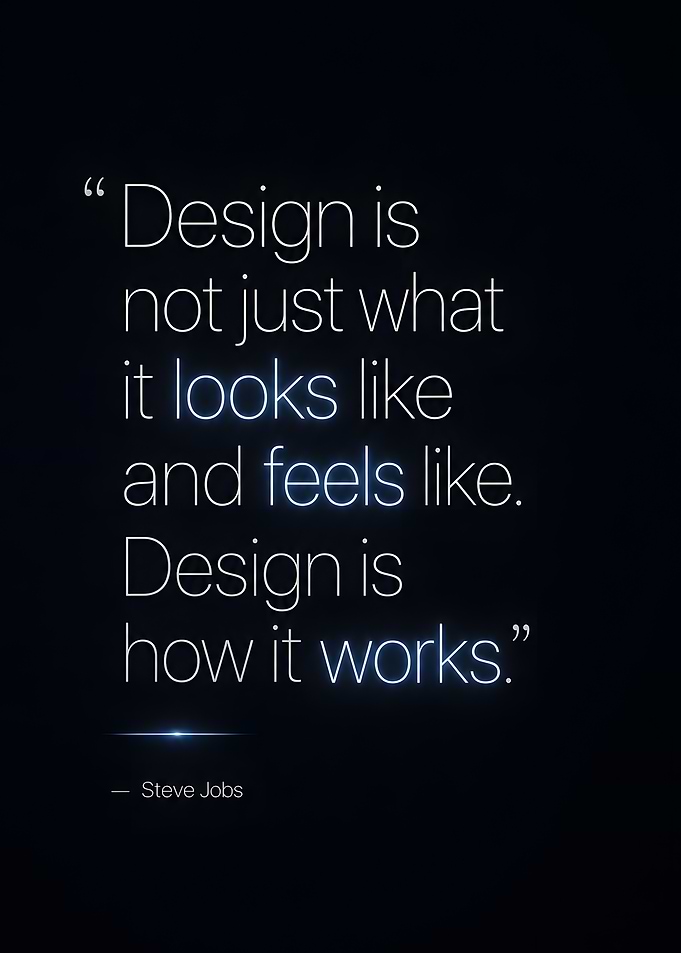 Steve Jobs Design Quote