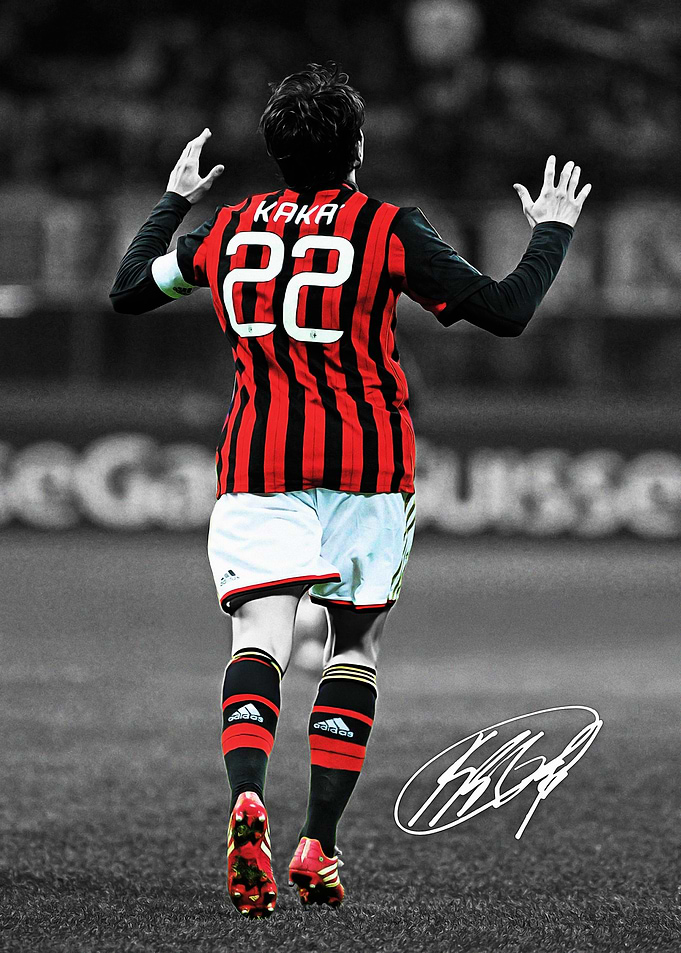 Kaka Soccer Jersey Celebration
