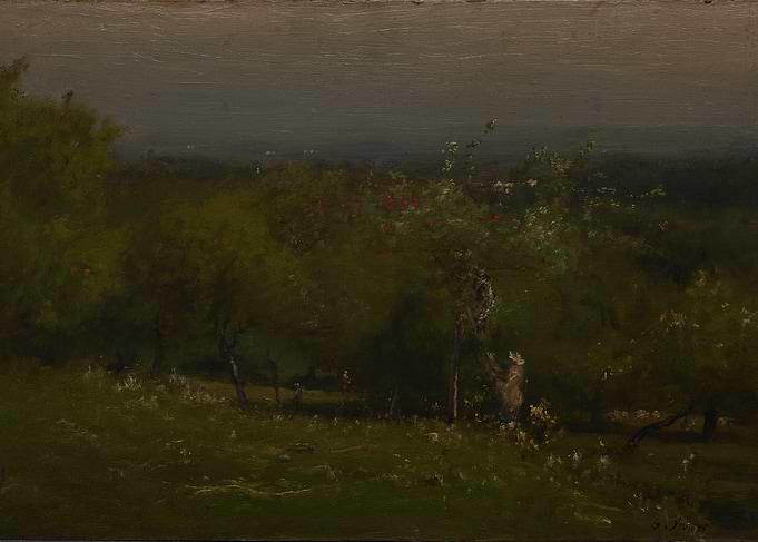 Impressionistic Landscape with Figures