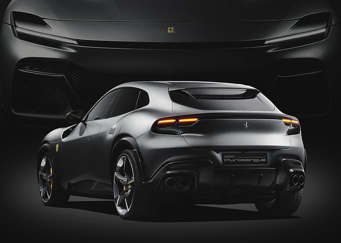 Ferrari Purosangue rear view