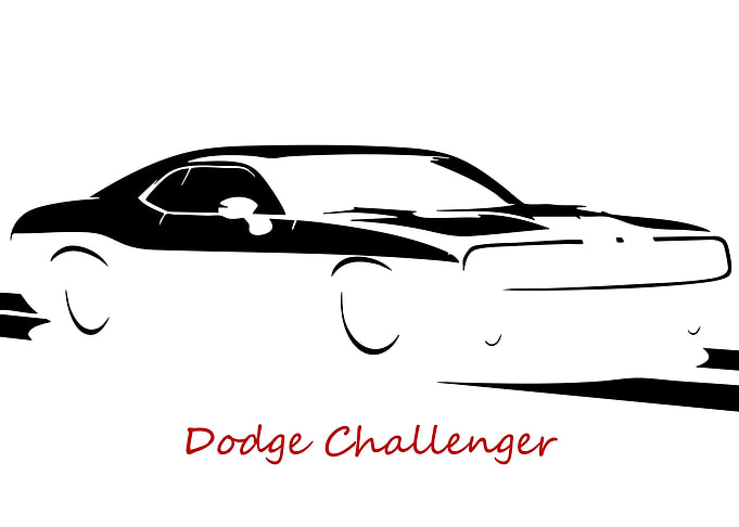 Dodge Challenger Silhouette