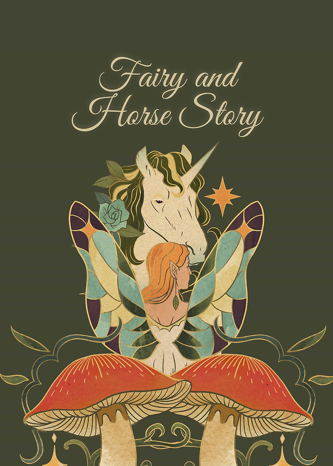 Fairy and Horse Story Book Cover