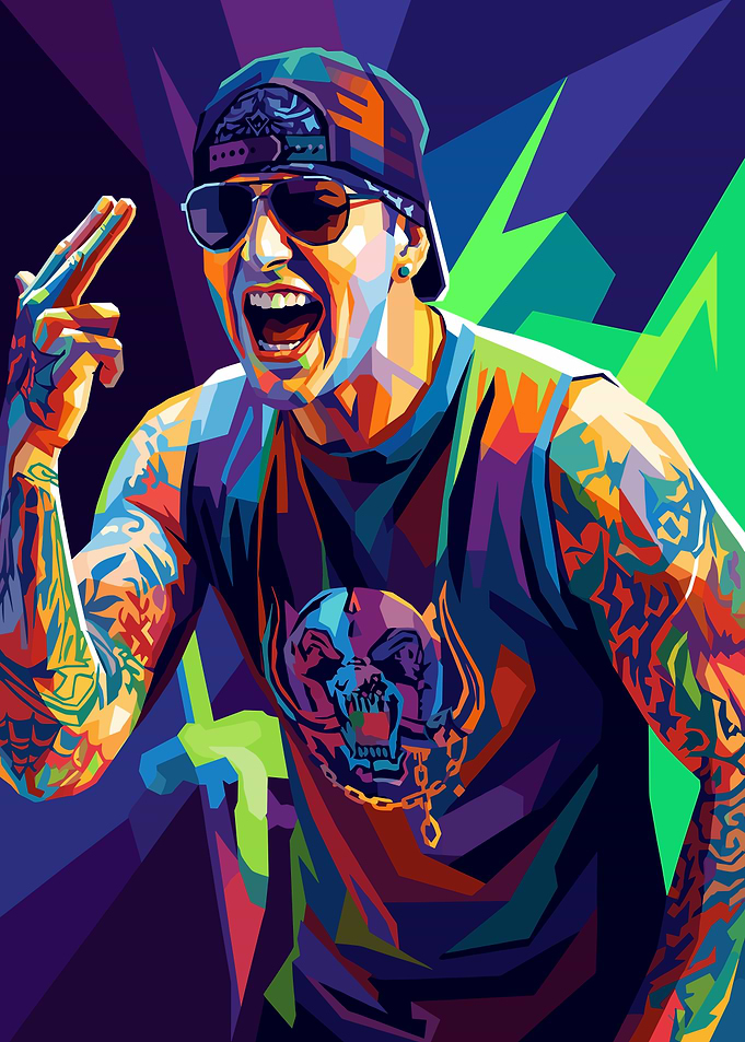 M. Shadows WPAP Portrait
