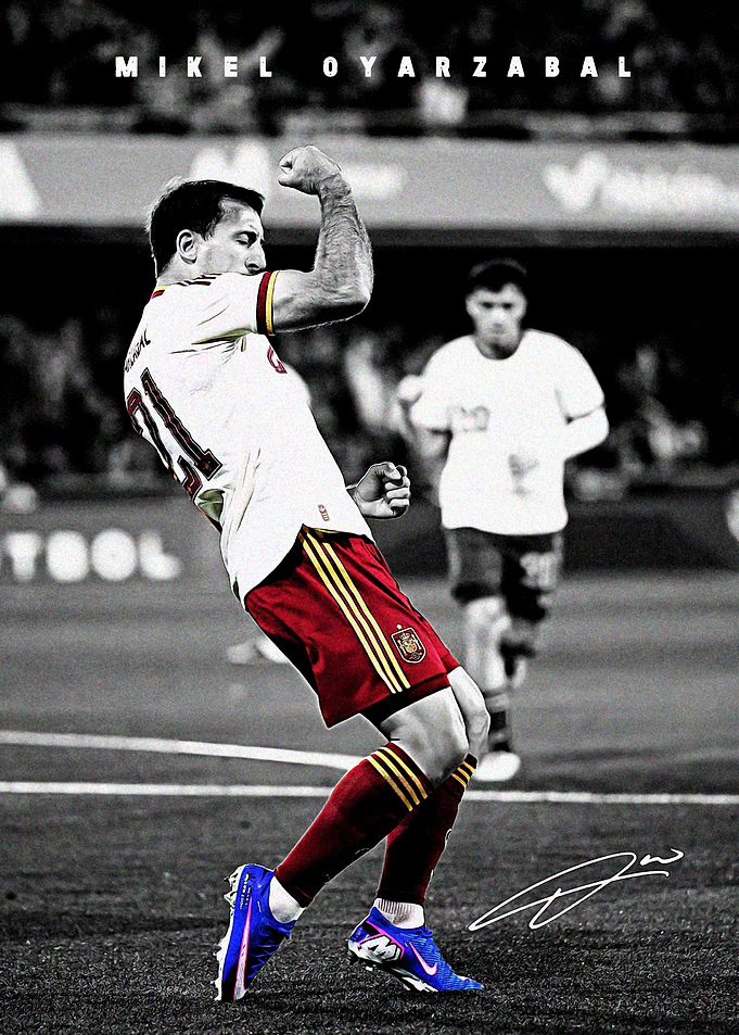 Mikel Oyarzabal Celebration