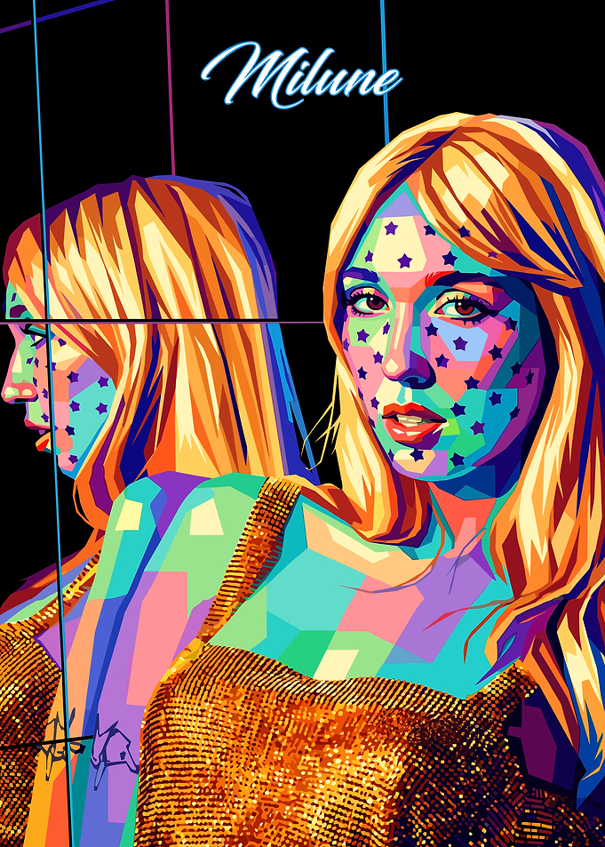 Milune Pop Art Portrait