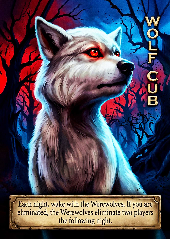 Wolf Cub Card Art