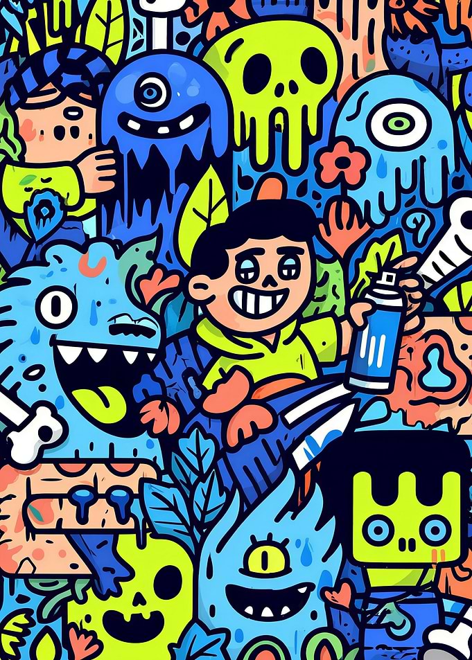 Graffiti Monsters and Characters