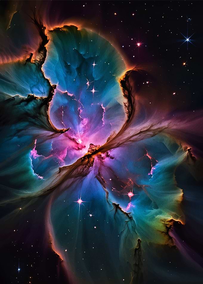 Stunning Nebula in Deep Space
