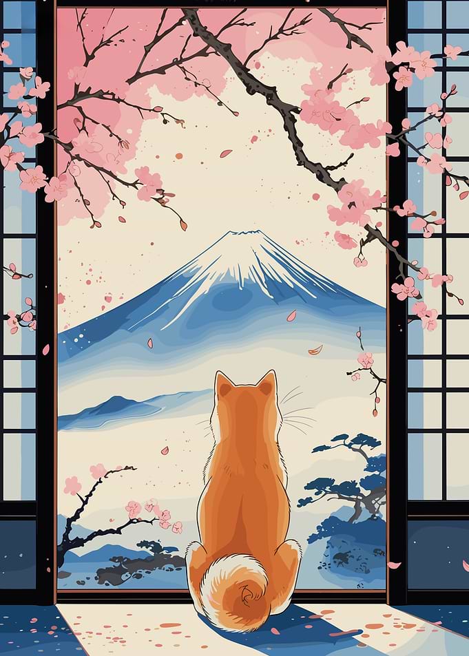 Fuji Dreams and Shiba Inu