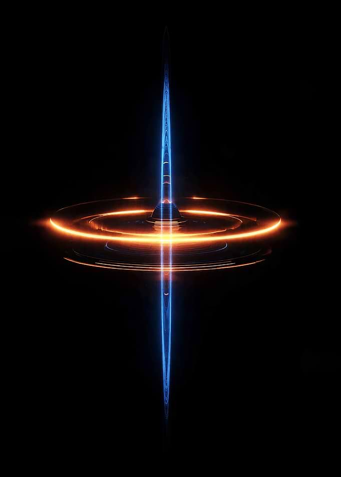 Abstract Black Hole with Light Rings