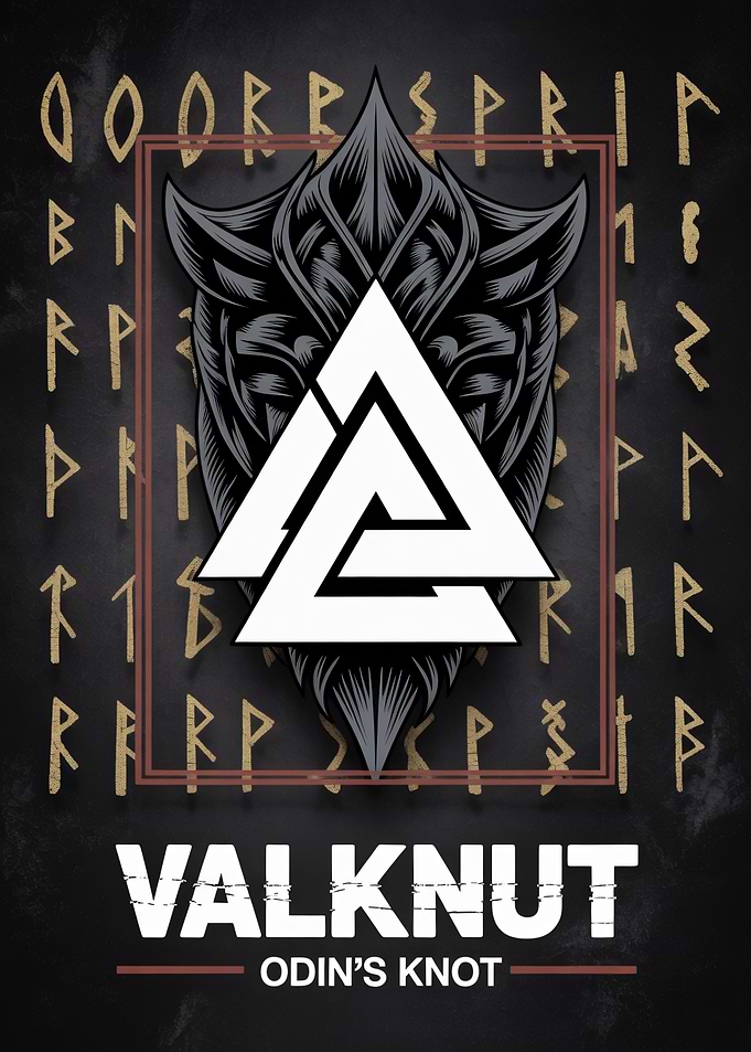 Valknut Odin's Knot Norse Symbol