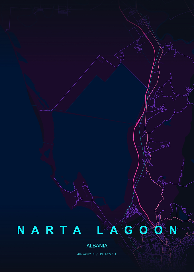 Narta Lagoon Map