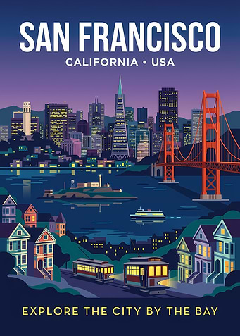 San Francisco Cityscape at Dusk