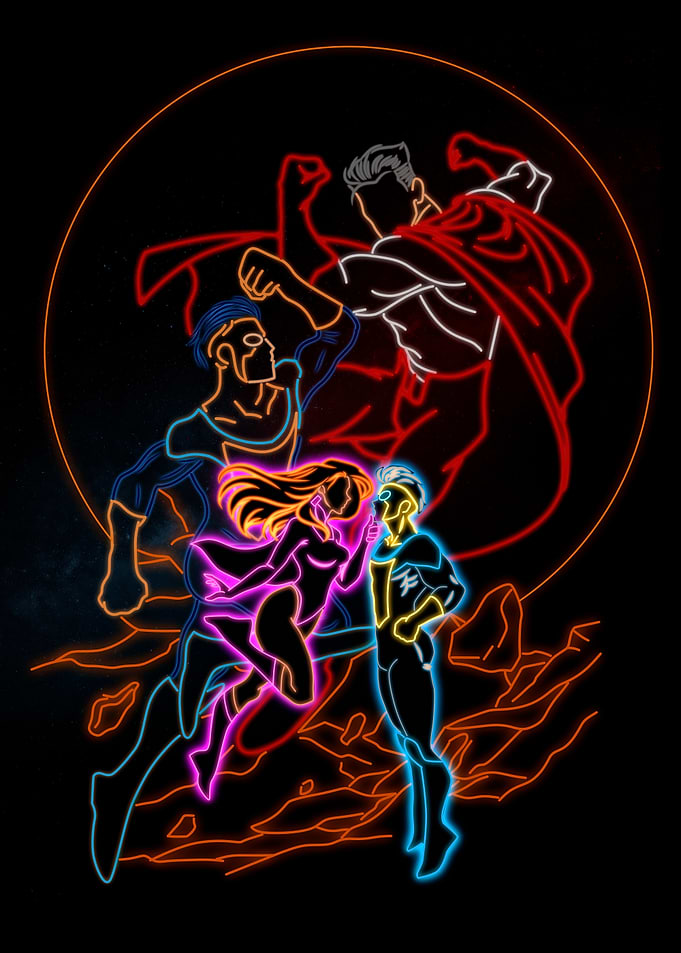 Neon invincible