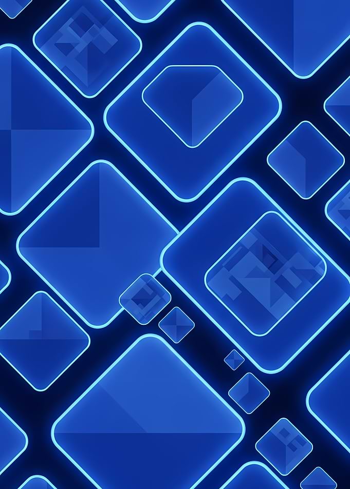 Abstract Blue Geometric Pattern as background illustration