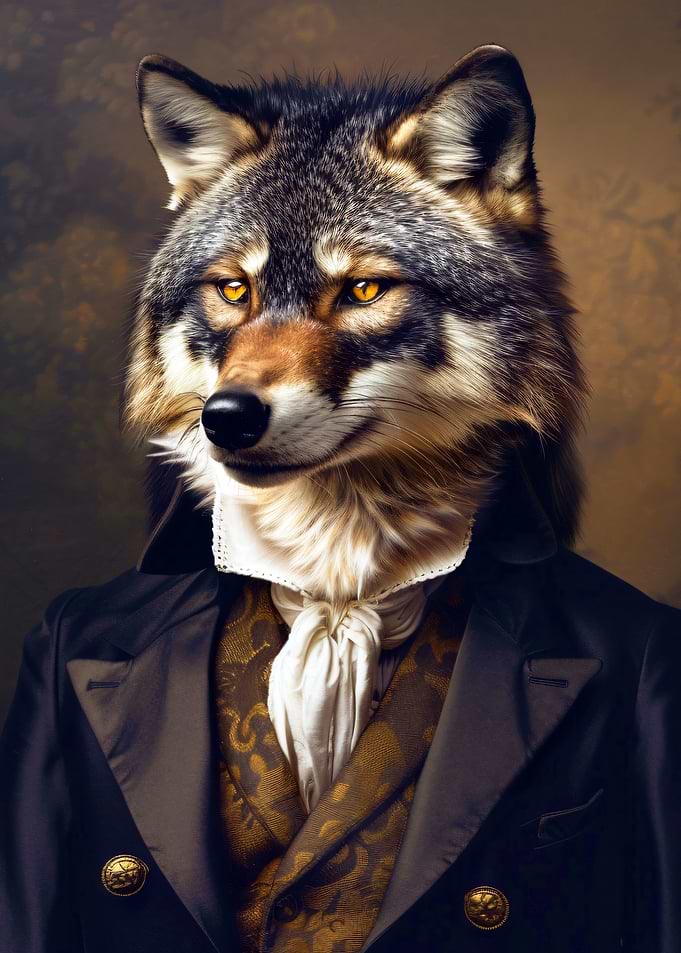 Wolf in Victorian Attire