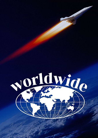 Concorde Jet Flying Over Earth