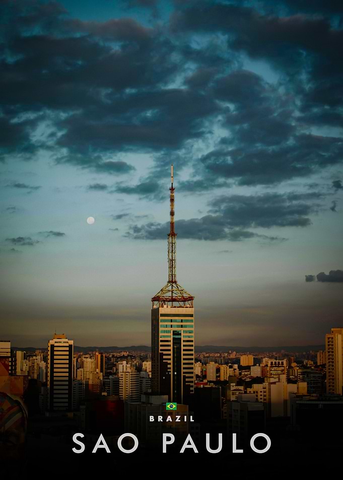 Sao Paulo Cityscape with Tower