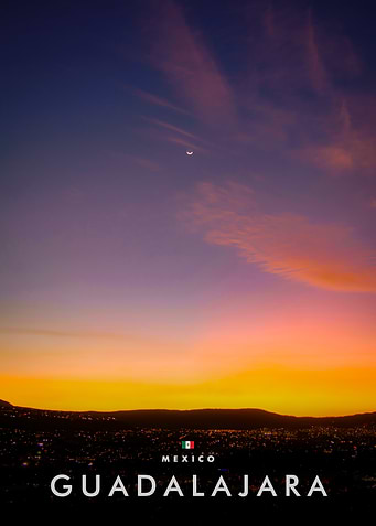 Guadalajara at Sunset