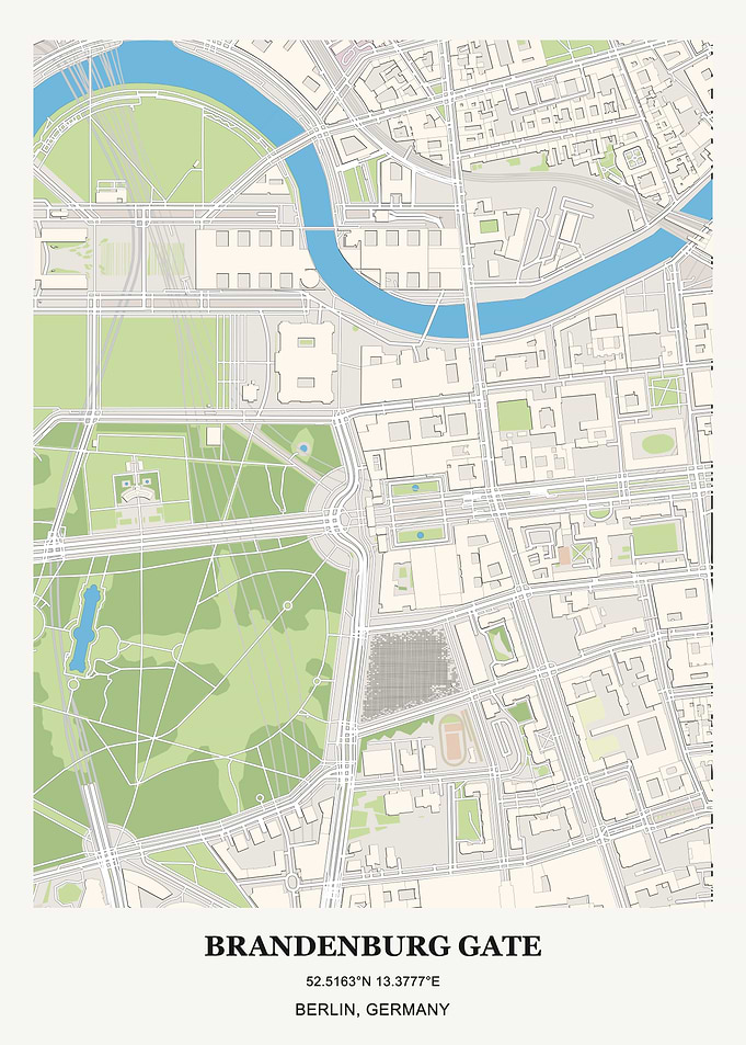 Brandenburg Gate Map