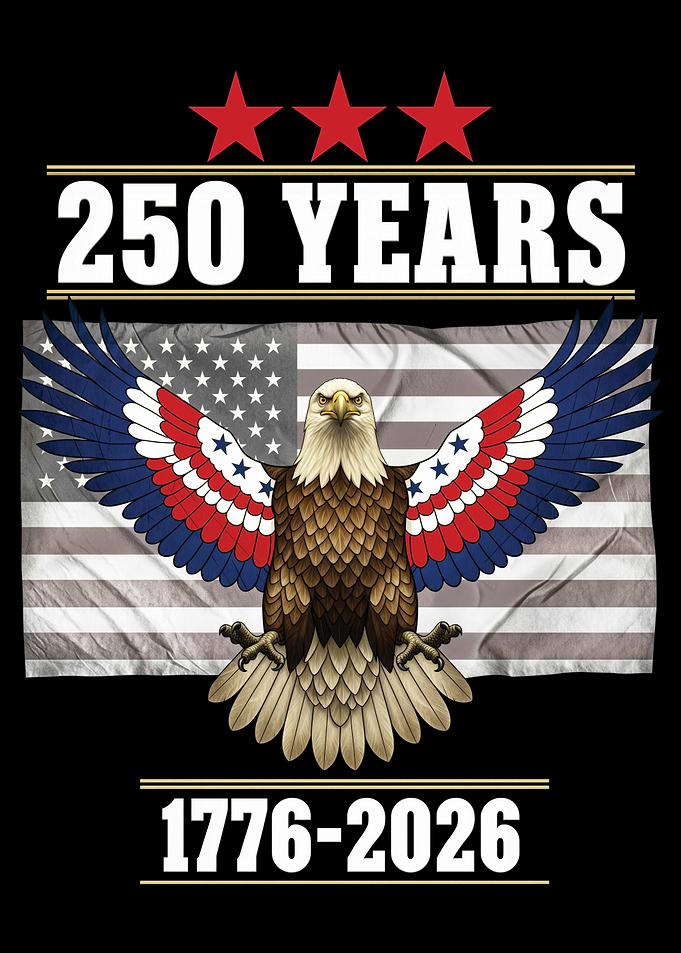250 Years American Eagle 1776-2026